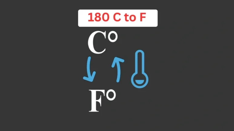 180 C to F