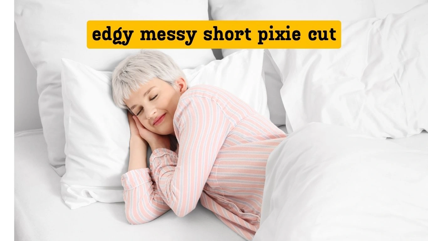 edgy messy short pixie cut