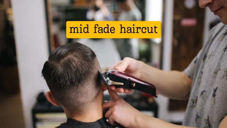 mid fade haircut